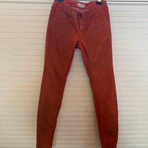 Free People Burnt Orange Denim